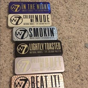 W7 eyeshadow pallets